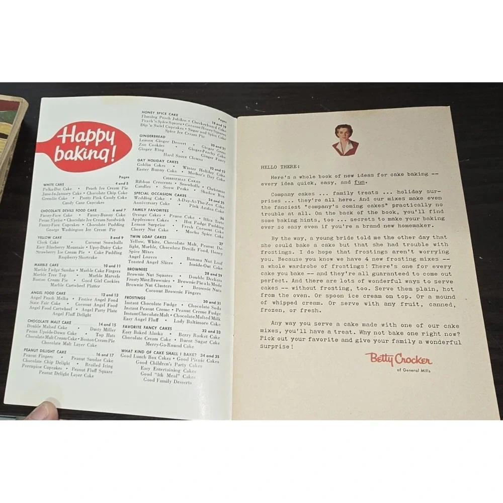 Vintage 1930s - 1960s Baking Cook‎ Books Grandma's, Eagle Brand, & Betty Crocker